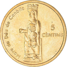 Coin, Andorra, 5 Centims, 2004, Kremnica, MS(60-62), Brass, KM:234