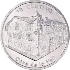 Monnaie, Andorre, 10 Centims, 2004, Kremnica, SUP, Nickel plaqué acier, KM:235