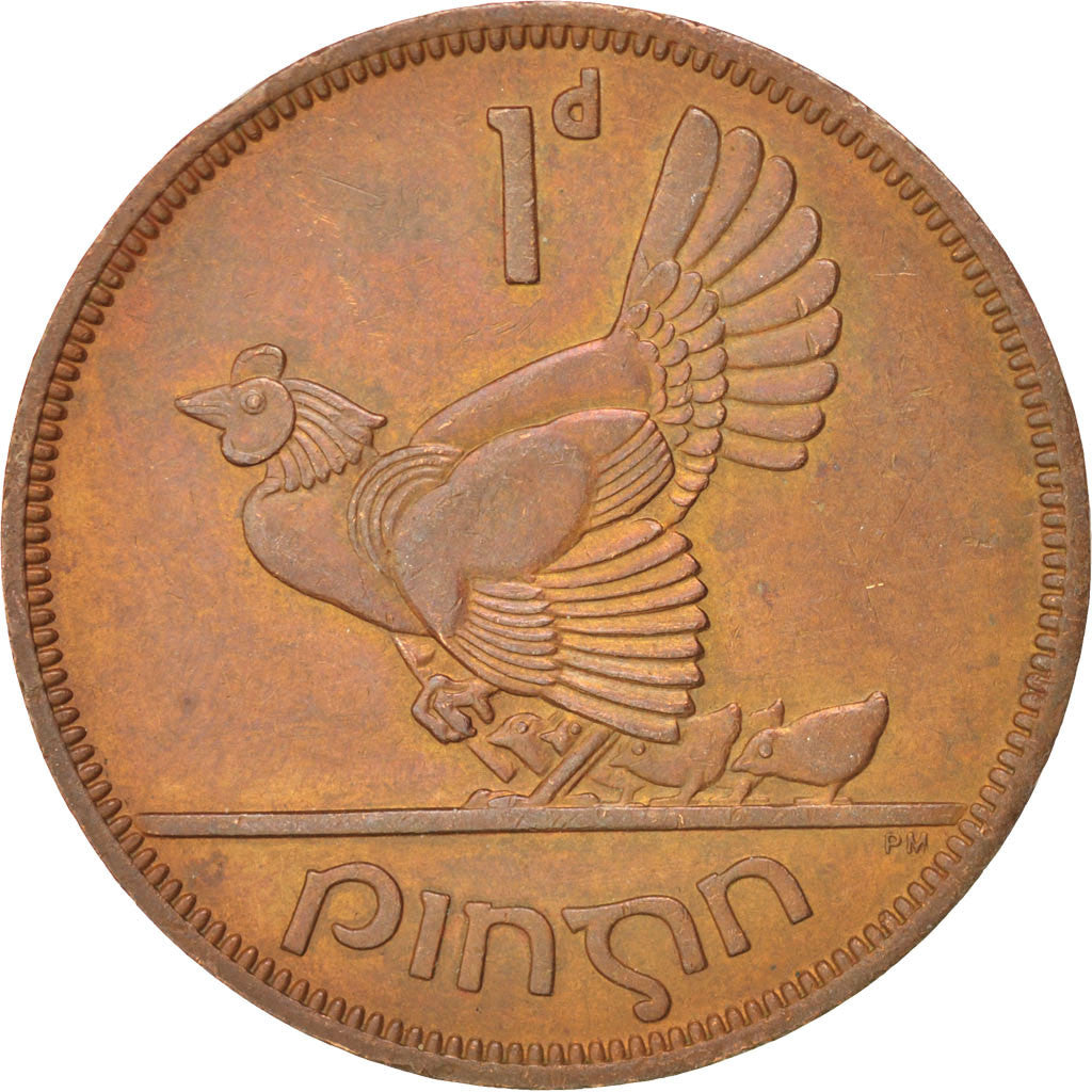 Coin, IRELAND REPUBLIC, Penny, 1968, AU(50-53), Bronze, KM:11