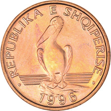 Moneda, Albania, Lek, 1996, Rome, EBC+, Bronce, KM:75