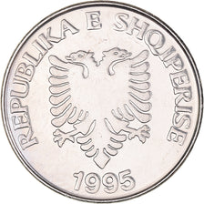 Monnaie, Albanie, 5 Lekë, 1995, Rome, SUP+, Nickel plaqué acier, KM:76