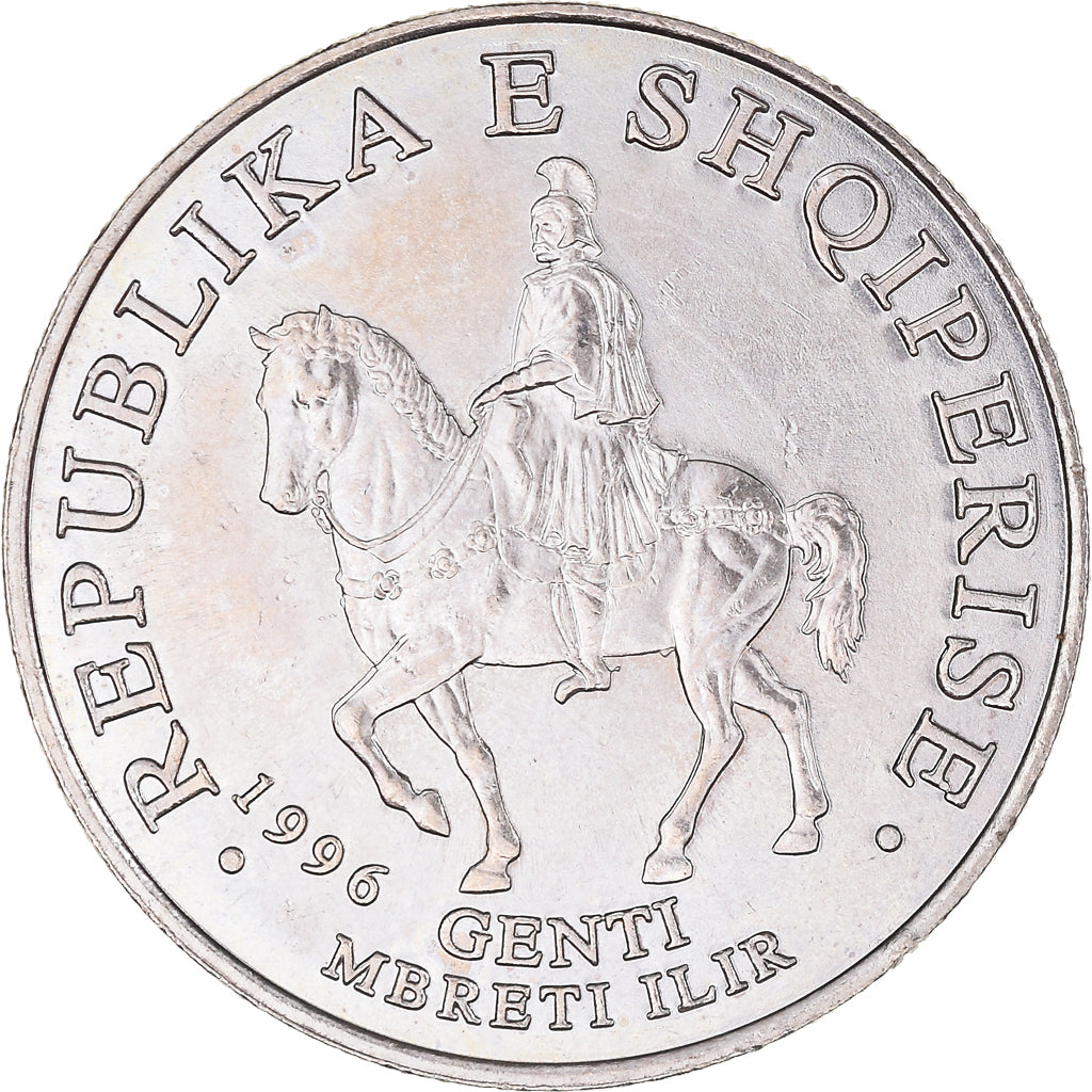 Monnaie, Albanie, 50 Lekë, 1996, Rome, TTB+, Cupro-nickel, KM:79