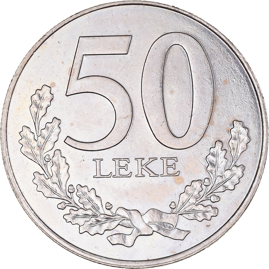 Monnaie, Albanie, 50 Lekë, 1996, Rome, TTB+, Cupro-nickel, KM:79