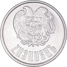 Coin, Armenia, 3 Dram, 1994, MS(60-62), Aluminum, KM:55