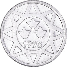 Monnaie, Azerbaïdjan, 5 Qapik, 1993, TTB, Aluminium, KM:1a
