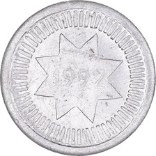Monnaie, Azerbaïdjan, 10 Qapik, 1992, TB+, Aluminium, KM:2