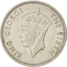 Coin, MALAYA, 20 Cents, 1950, AU(50-53), Copper-nickel, KM:9
