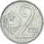 Moeda, Checoslováquia, 2 Koruny, 1990, AU(50-53), Cobre-níquel, KM:75