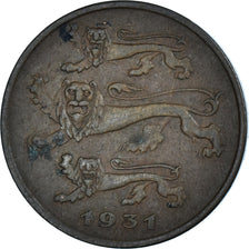 Coin, Estonia, 5 Senti, 1931, VF(30-35), Bronze, KM:11