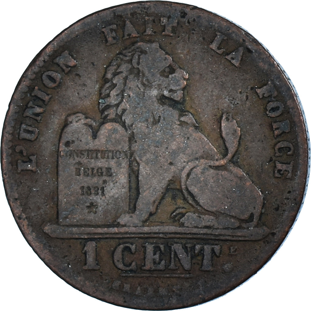 Coin, Belgium, Leopold I, Centime, 1847, VF(20-25), Copper, KM:1.2