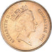 Moneta, Gibilterra, Elizabeth II, Penny, 1991, BB+, Bronzo, KM:20
