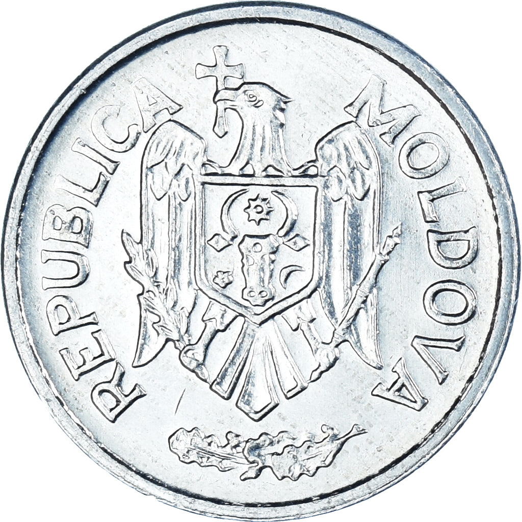 Coin, Moldova, 25 Bani, 1993, AU(55-58), Aluminum, KM:3