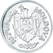 Coin, Moldova, 50 Bani, 1993, AU(55-58), Aluminum, KM:4