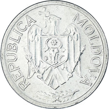 Moneta, Moldava, Leu, 1992, BB+, Acciaio ricoperto in nichel, KM:5