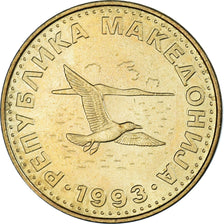 Moneda, Macedonia, 50 Deni, 1993, SC+, Latón, KM:1