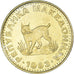 Coin, Macedonia, 5 Denari, 1993, AU(55-58), Brass, KM:4