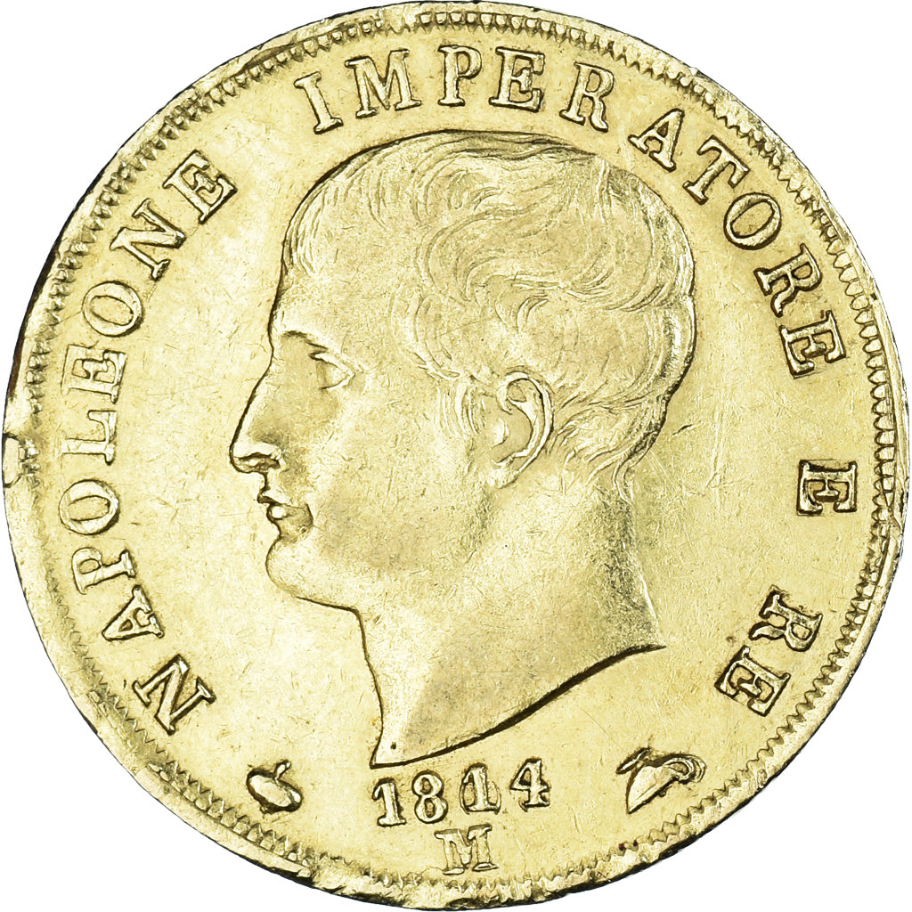 Coin, ITALIAN STATES, KINGDOM OF NAPOLEON, Napoleon I, 40 Lire, 1814, Milan