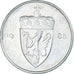Norway, 50 Öre, 1988, EF(40-45), Copper-nickel