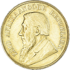 Coin, South Africa, Paul Kruger, Pond, 1898, Pretoria, AU(55-58), Gold, KM:10.2