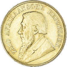 Moneta, Sudafrica, Paul Kruger, Pond, 1898, Pretoria, SPL-, Oro, KM:10.2