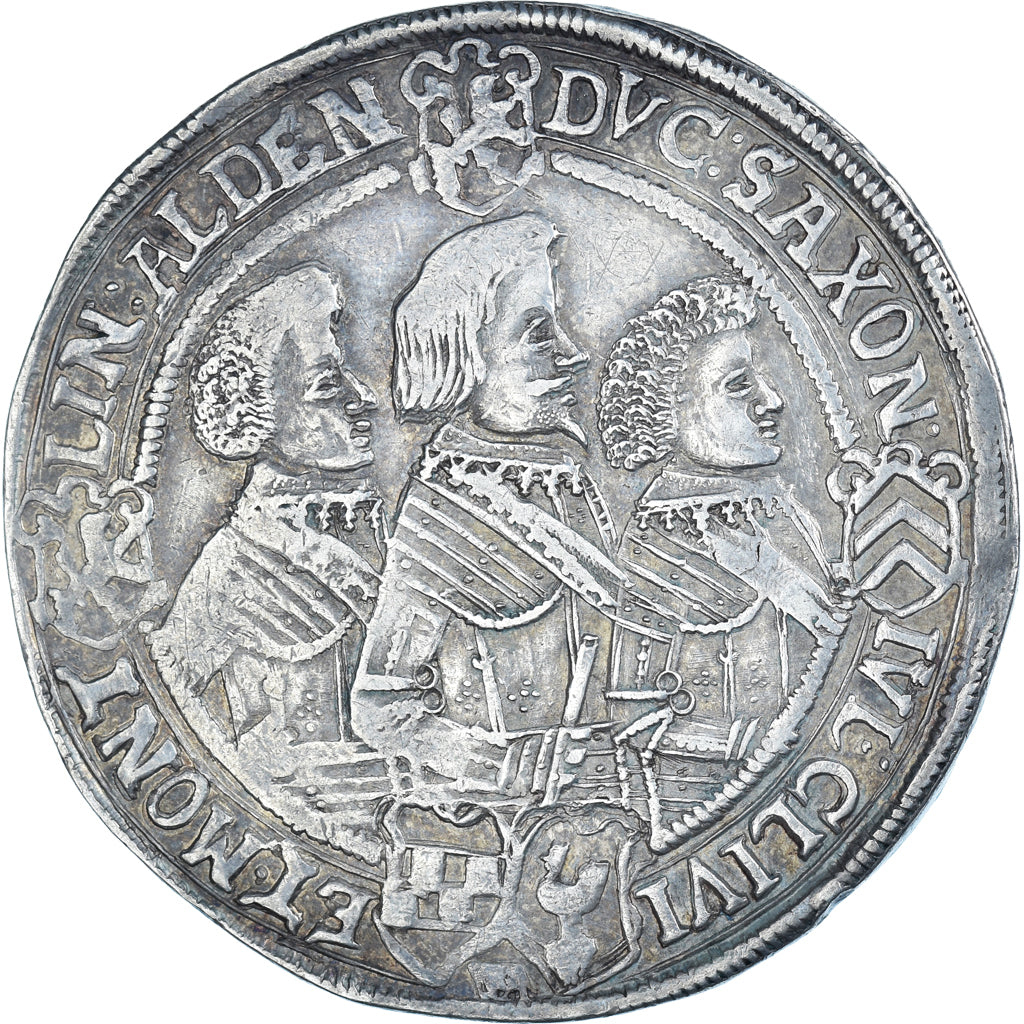 Coin, German States, SAXE-OLD-ALTENBURG, 4 Brothers, Thaler, 1624, Saalfeld