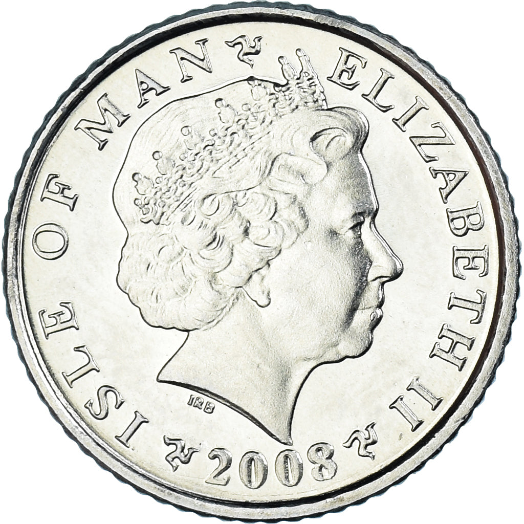 Coin, Isle of Man, Elizabeth II, 5 Pence, 2008, Pobjoy Mint, MS(60-62)