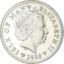 Moneta, Wyspa Man, Elizabeth II, 10 Pence, 2008, Pobjoy Mint, MS(63)