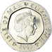 Moneda, Isla de Man, Elizabeth II, 20 Pence, 2008, Pobjoy Mint, SC, Cobre -