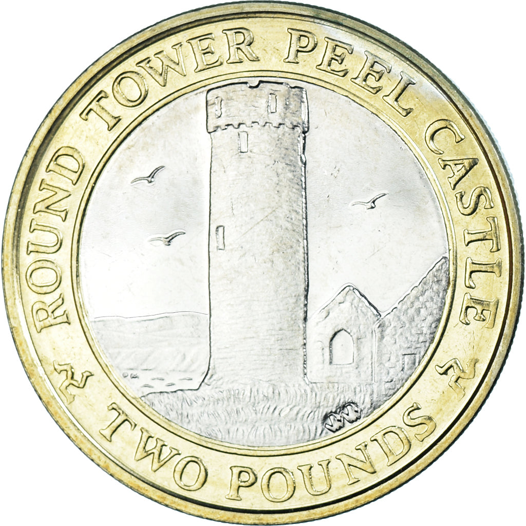Coin, Isle of Man, Elizabeth II, 2 Pounds, 2008, Pobjoy Mint, MS(60-62)