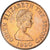 Moneda, Jersey, Elizabeth II, Penny, 1990, EBC+, Bronce, KM:54