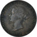 Coin, Jersey, Victoria, 1/26 Shilling, 1871, VF(20-25), Bronze, KM:4