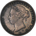 Coin, Jersey, Victoria, 1/24 Shilling, 1877, VF(20-25), Bronze, KM:7