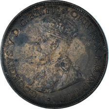 Moneda, Jersey, George V, 1/24 Shilling, 1931, BC+, Bronce, KM:15