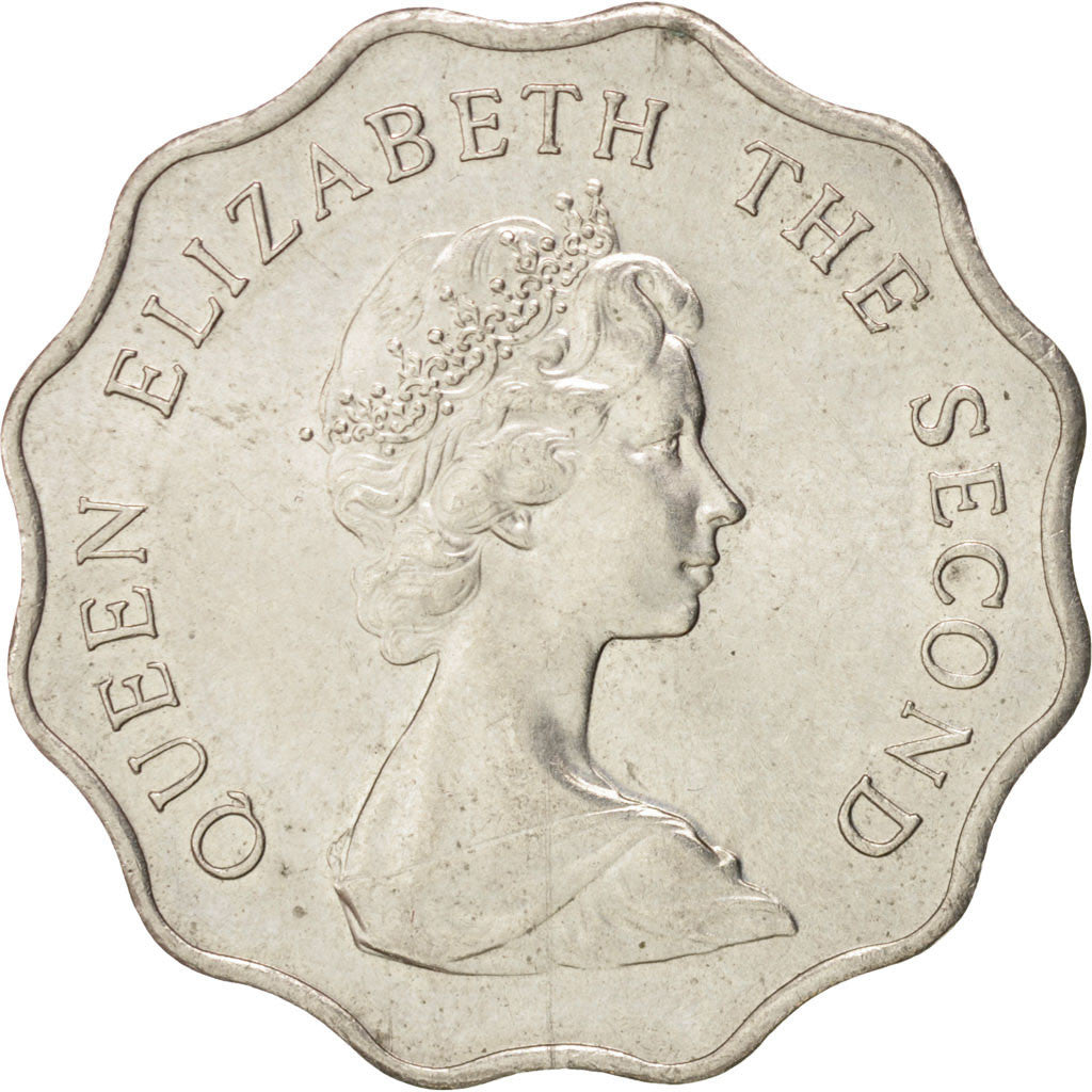 Münze, Hong Kong, Elizabeth II, 2 Dollars, 1980, VZ+, Copper-nickel, KM:37