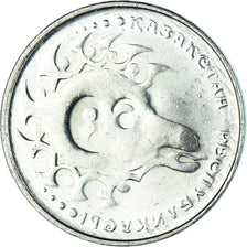 Münze, Kasachstan, Tenge, 1993, Kazakhstan Mint, VZ+, Kupfer-Nickel, KM:6