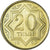Moneta, Kazachstan, 20 Tyin, 1993, MS(60-62), Miedź platerowana cynkiem, KM:4a