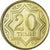 Moeda, Cazaquistão, 20 Tyin, 1993, MS(60-62), Zinco Cobreado, KM:4a