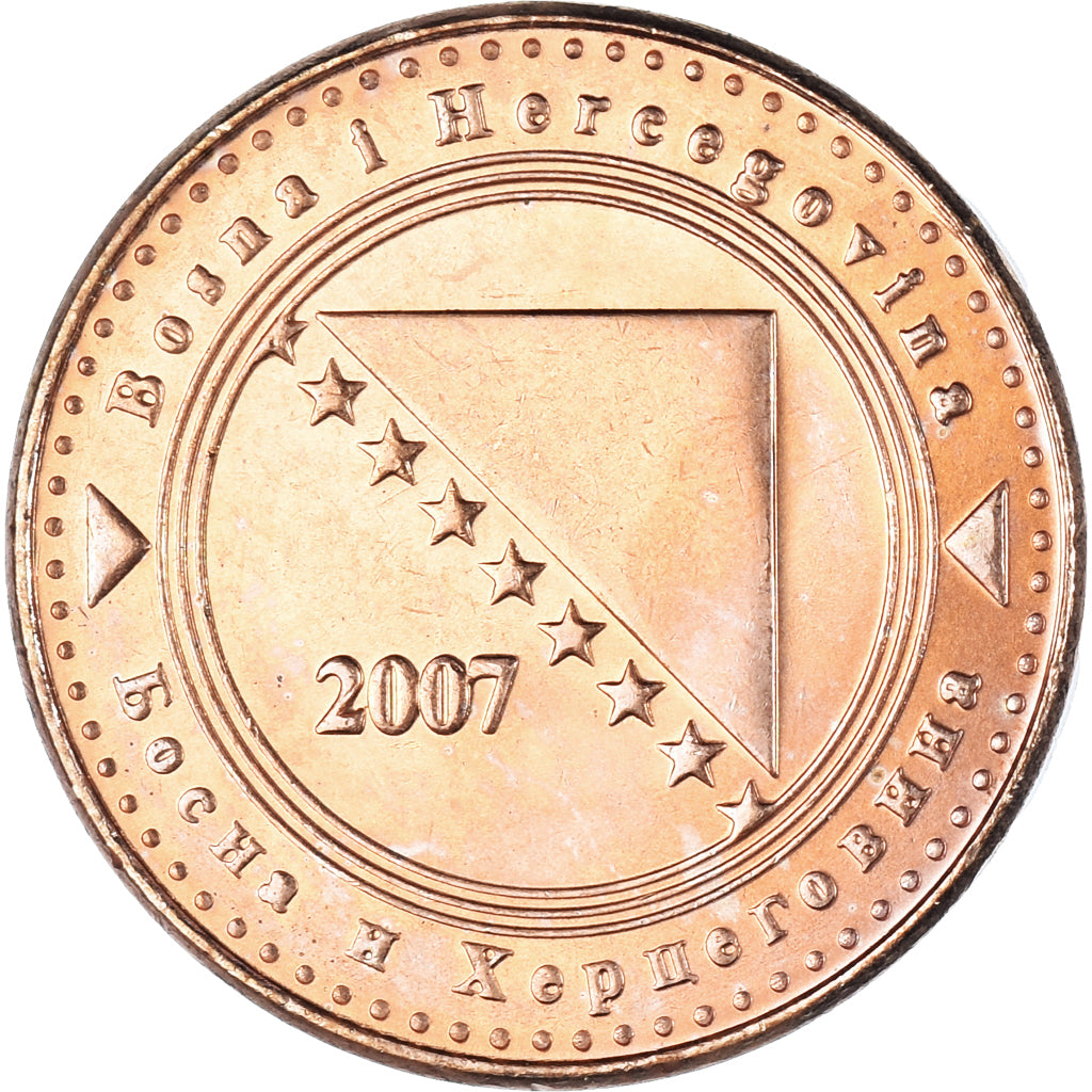 Coin, Bosnia - Herzegovina, 10 Feninga, 2007, British Royal Mint, MS(60-62)