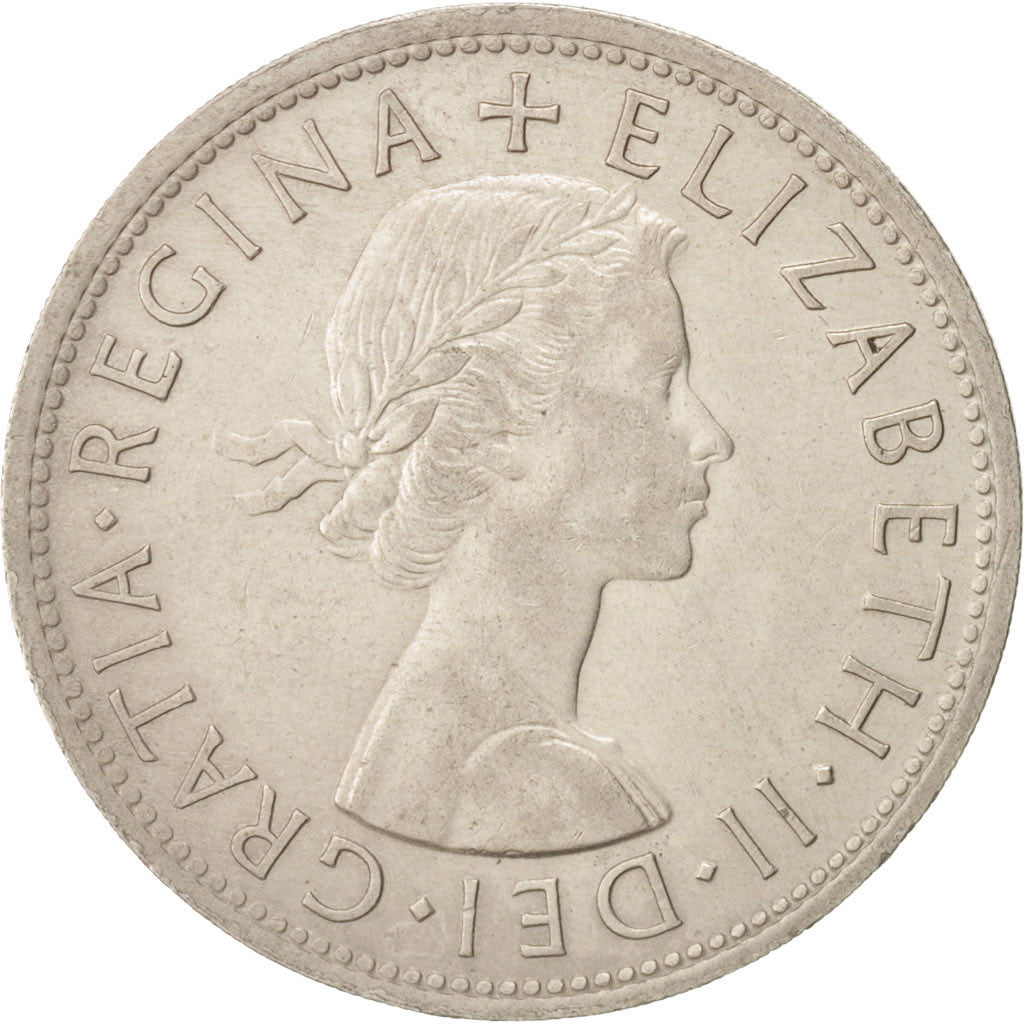 Moneta, Gran Bretagna, Elizabeth II, 1/2 Crown, 1961, SPL-, Rame-nichel, KM:907