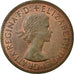 Coin, Great Britain, Elizabeth II, Penny, 1967, AU(55-58), Bronze, KM:897