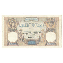 France, 1000 Francs, Cérès et Mercure, 1931, 1931-02-12, EF(40-45)