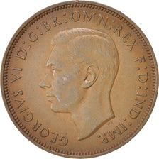 Coin, Great Britain, George VI, Penny, 1947, AU(50-53), Bronze, KM:845