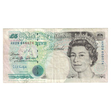 Banknote, Great Britain, 5 Pounds, Undated (1990-91), KM:382a, EF(40-45)