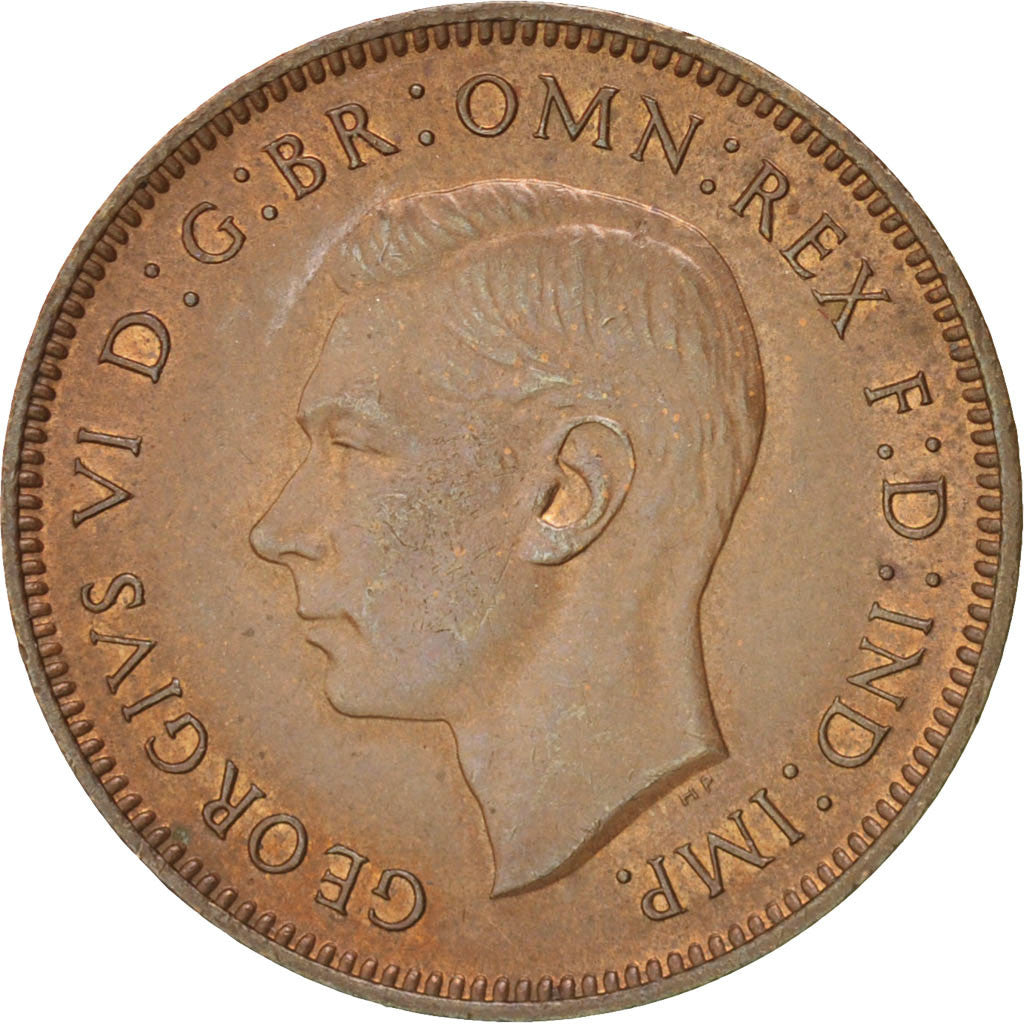 Gran Bretagna, George VI, Farthing, 1938, SPL-, Bronzo, KM:843