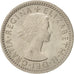 Great Britain, Elizabeth II, 6 Pence, 1961, AU(55-58), Copper-nickel, KM:903