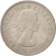 Gran Bretagna, Elizabeth II, Florin, Two Shillings, 1962, BB+, Rame-nichel, K...