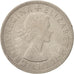 Gran Bretagna, Elizabeth II, Florin, Two Shillings, 1962, BB+, Rame-nichel, K...