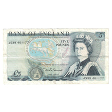 Banconote, Gran Bretagna, 5 Pounds, Undated (1980-87), KM:378c, BB