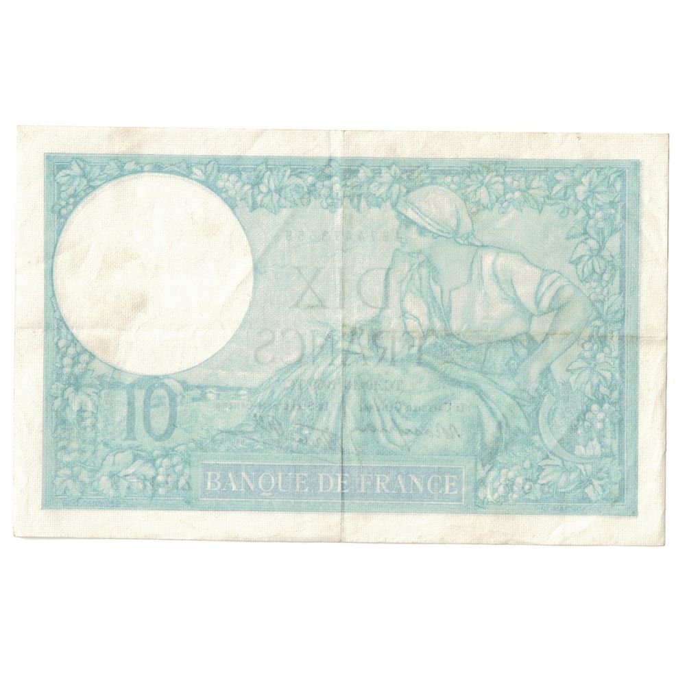 Francia, 10 Francs, Minerve, 1939, Z.749, MBC, Fayette:7.12, KM:84