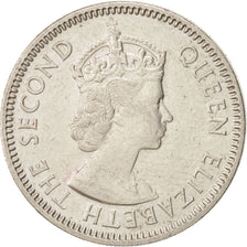 East Caribbean States, Elizabeth II, 25 Cents, 1965, AU(55-58), Copper-nickel